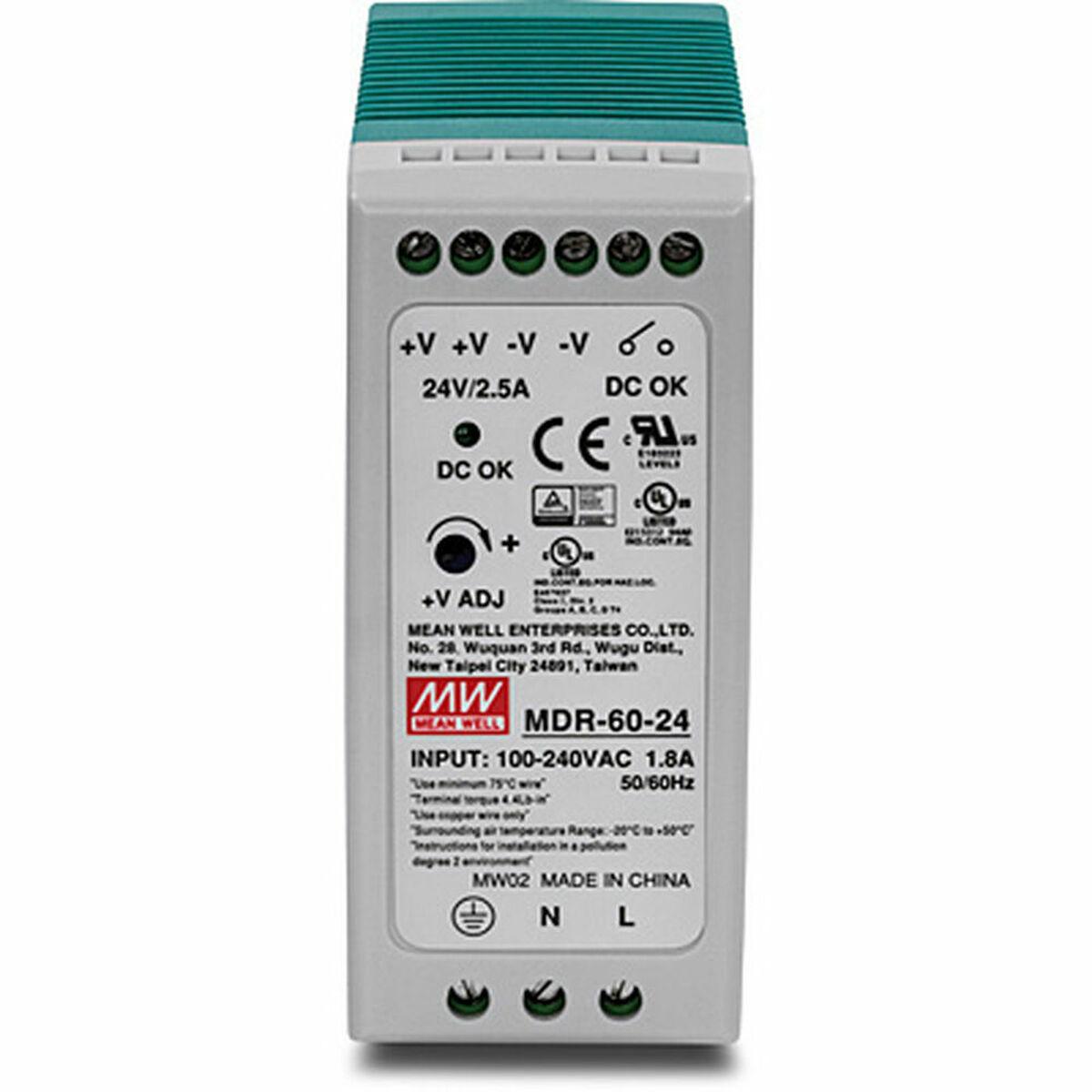 Trendnet Ti-m6024 Strømforsyning 60 Grøn Hvid Eu-stik