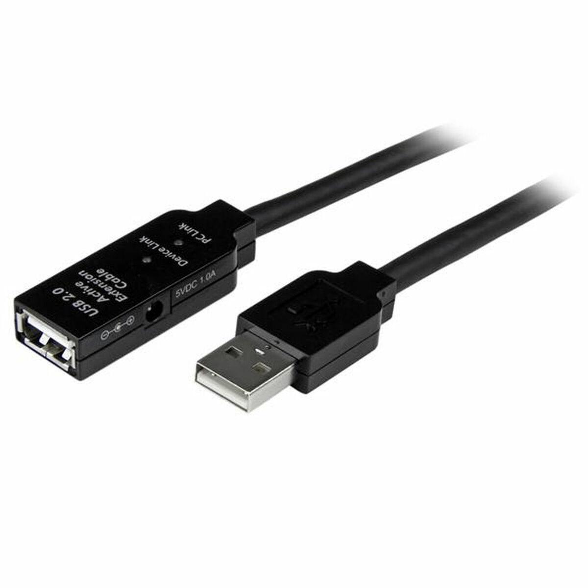 Usb Forlængerkabel Startech Usb2aaext20m 20 Sort