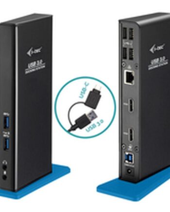 -tec U3dualhdmidock Usb-hub Med Stativ  12 Porte