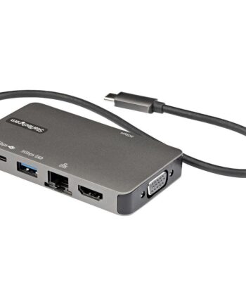 Startech Usb-  Hub Dkt30chvpd2    Porte  Sort Grå