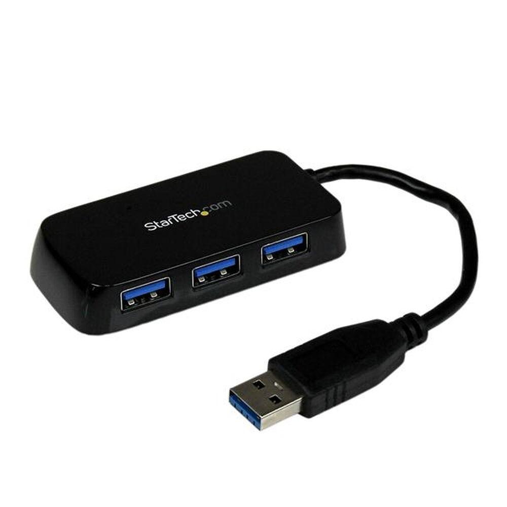 Startech Usb Gen Hub -porte St4300minu3b Sort
