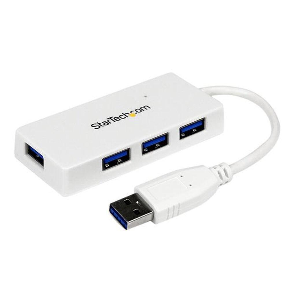 Startech Usb Hub St4300minu3w 4x Usb- Gen Hvid
