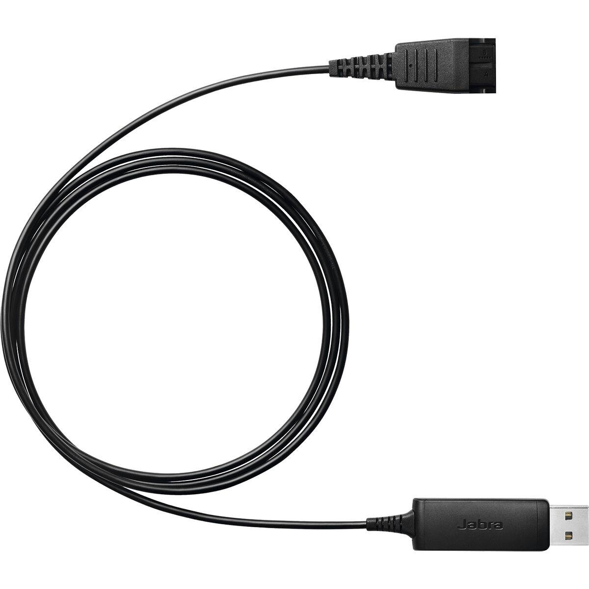 Jabra Telefonkabel 230-09 Qd Til Usb Sort