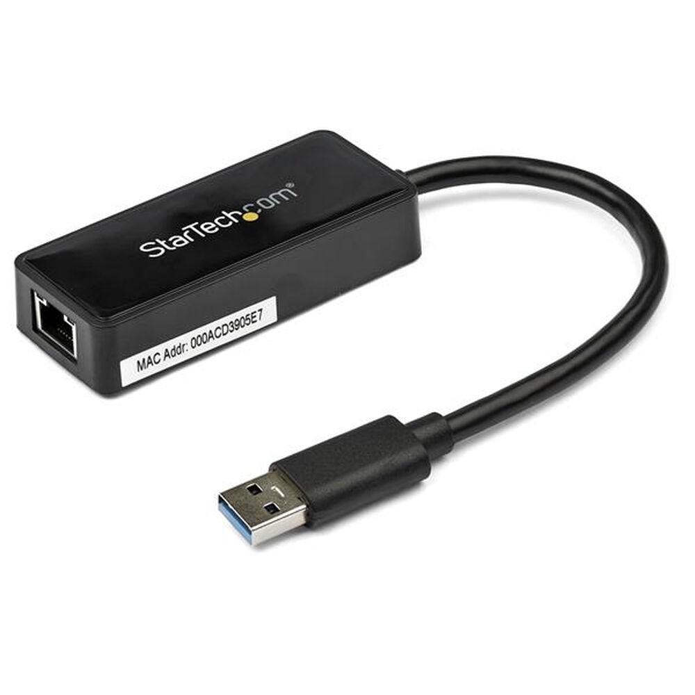Startech Usb31000sptb Netværksadapter Usb Til Gigabit Ethernet Sort Gul