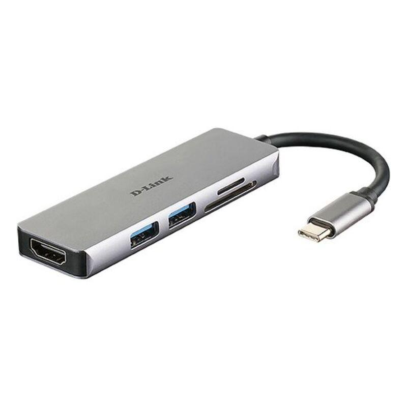 Usb-  Hub  -link  - -  Dub-m530 4k Hdmi  Usb      Kortlæser