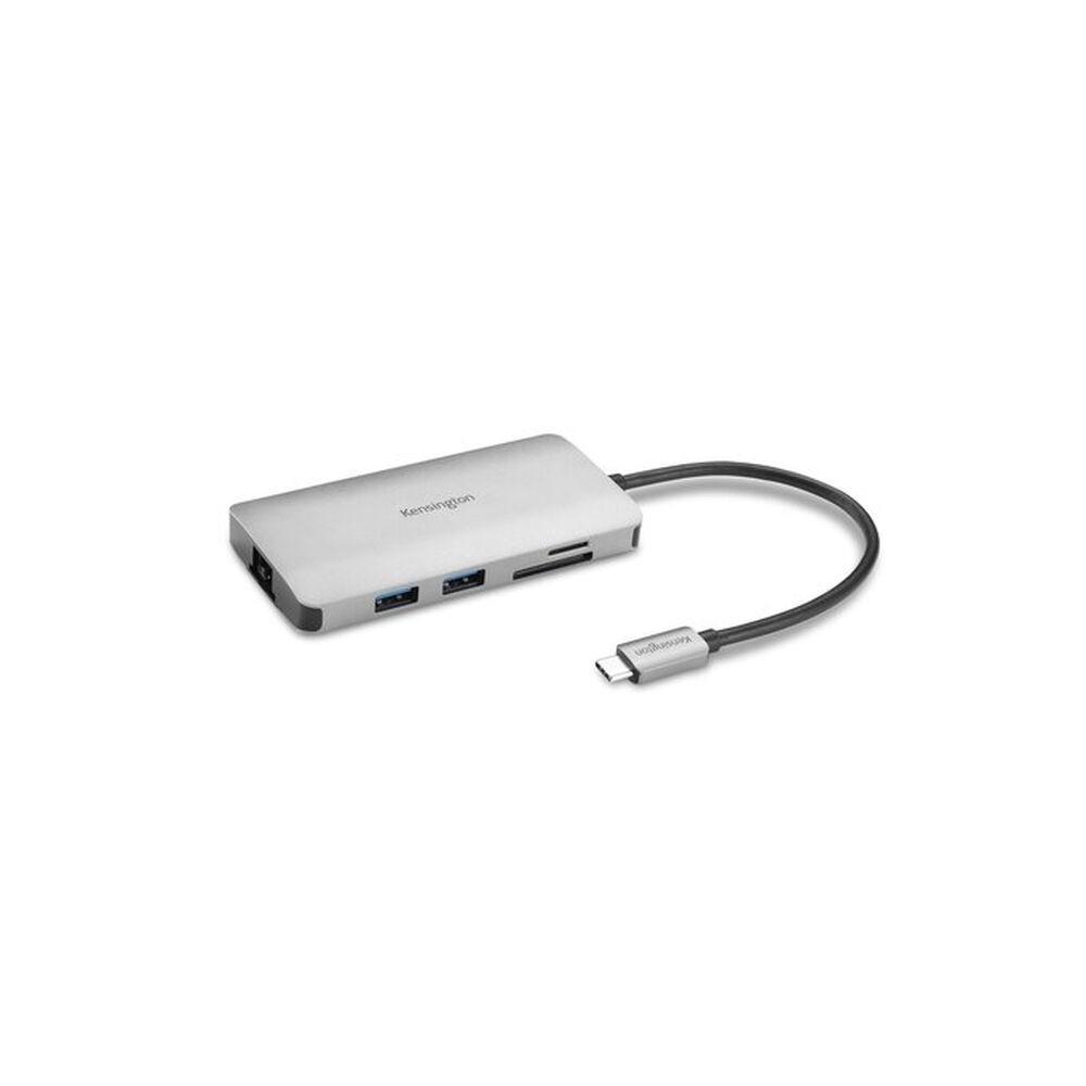 Kensington K33820ww Usb- Hub Sort Sølv