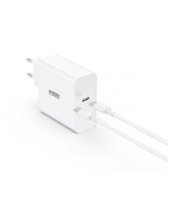 Urban Factory Psc65uf Bærbar Oplader 65   Med Usbc       Hvid