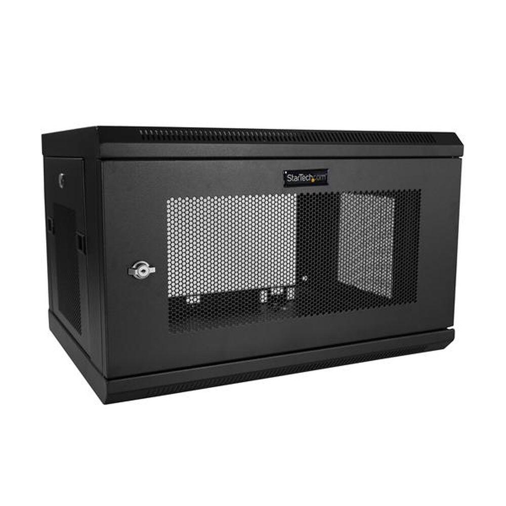Startech Vægmonteret Rack-kabinet Rk616walm Sort 60 Cm