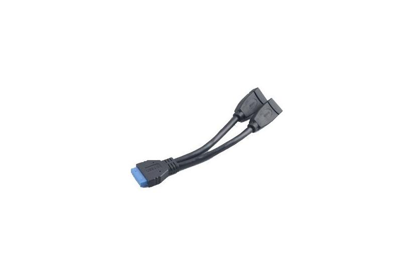 Akasa Usb3 Internal Adapter Cable Usb Intern Til Ekstern Adapter 19 Pin Usb Samlekasse Til Usb Type 15 Cm