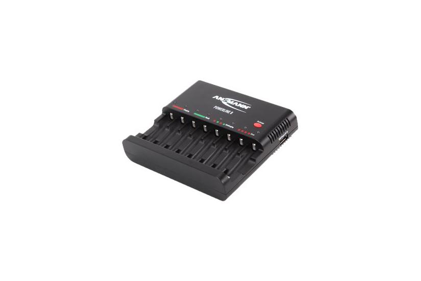 Ansmann Powerline Batterioplader Strømadapter Usb
