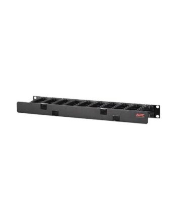 Apc Horizontal Cable Manager Single-sided With Cover Kabeladministrationspakke For Rack 1u Taa-kompatibel