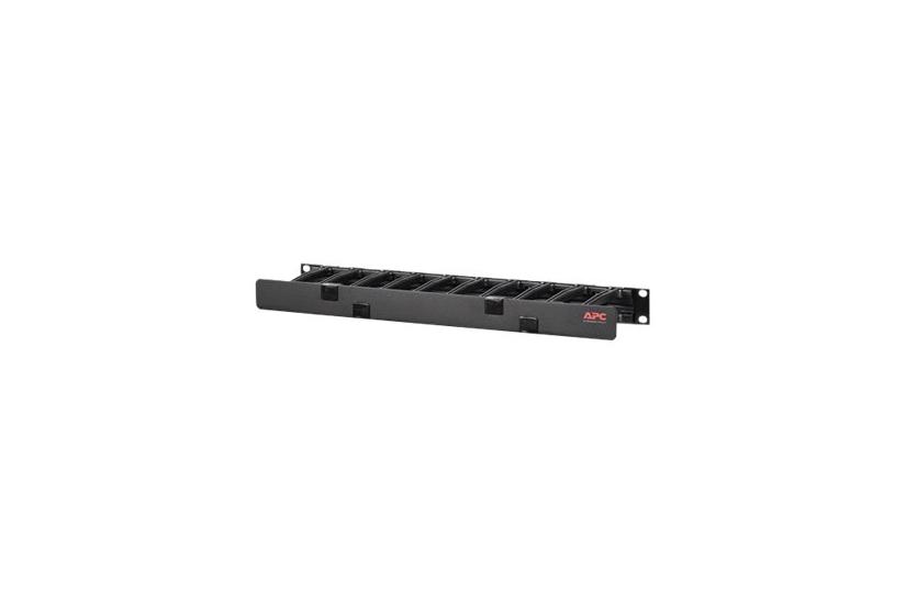 Apc Horizontal Cable Manager Single-sided With Cover Kabeladministrationspakke For Rack 1u Taa-kompatibel