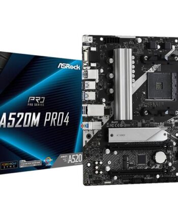 Asrock A520m Pro4 Bundkort Micro Atx Socket Am4 Amd A520