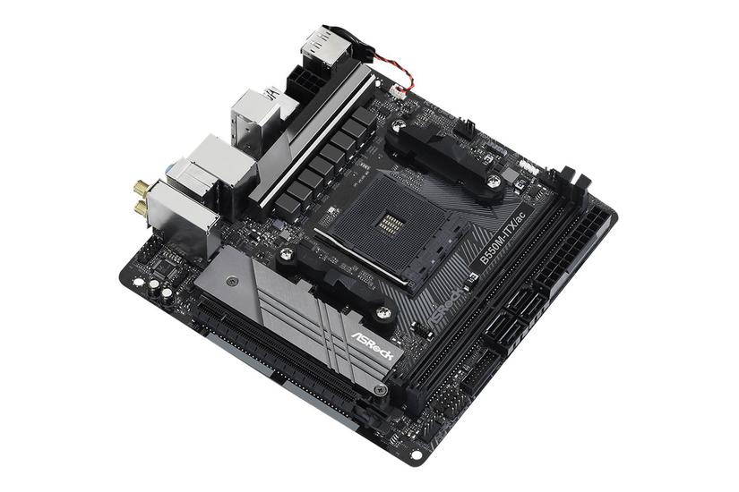Asrock B550m-itx Ac Bundkort Mini Itx Socket Am4 Amd B550