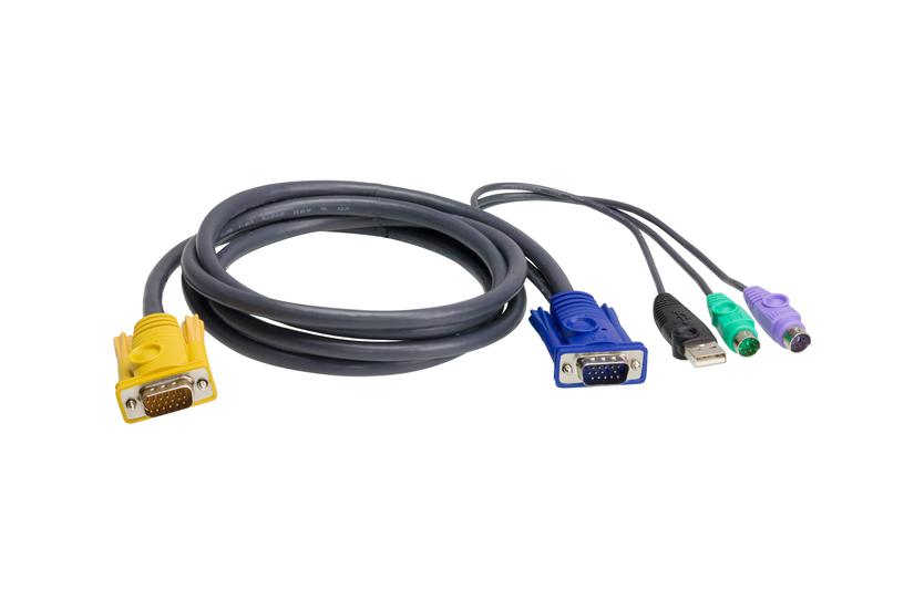 Aten 2l-5303up Kabel Til Tastatur Video Mus Kvm