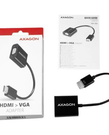 Axagon Videoadapter Hdmi   Vga 17 Cm