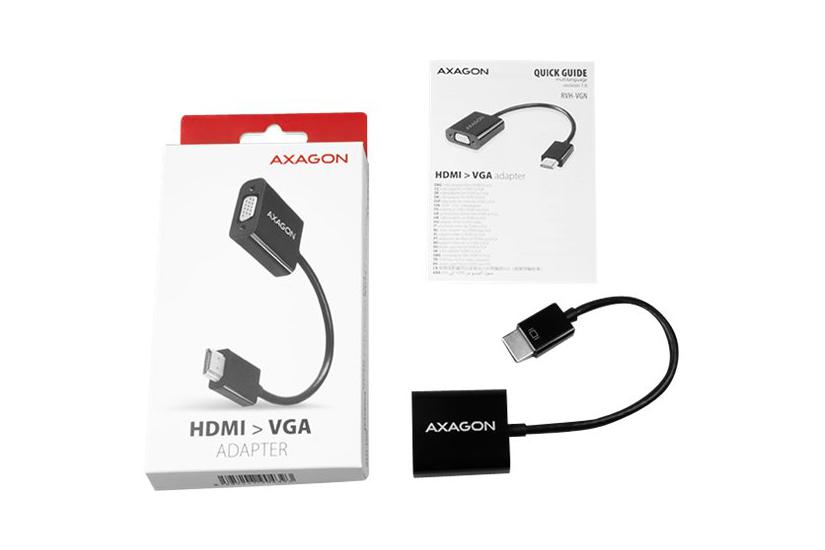 Axagon Videoadapter Hdmi Vga 17 Cm