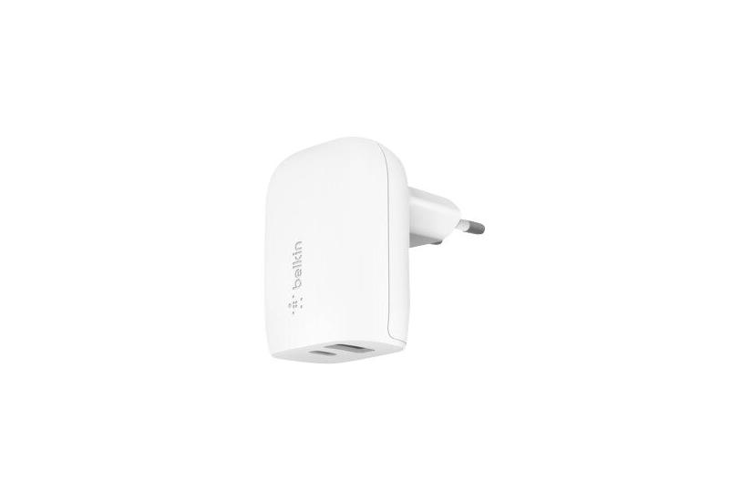 Belkin Boostcharge Strømforsyningsadapter Usb 24 Pin Usb- 37 Watt