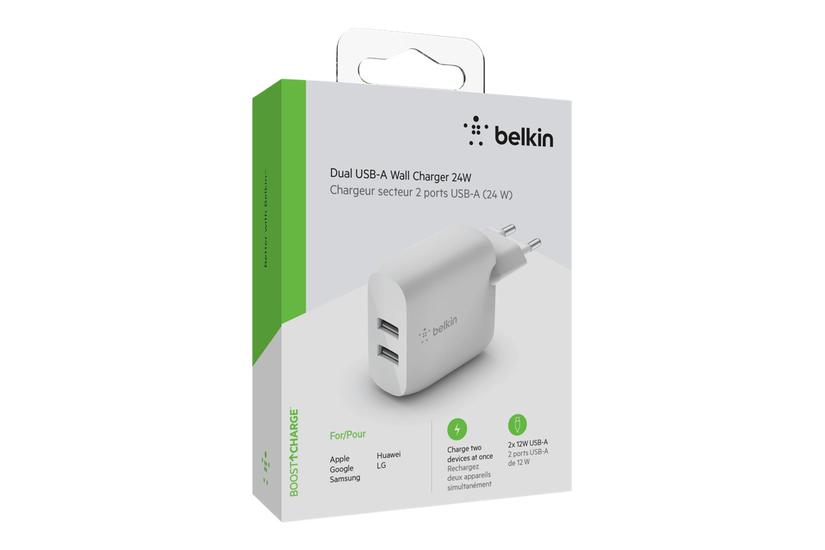 Belkin Boostcharge Strømforsyningsadapter Usb 24 Watt