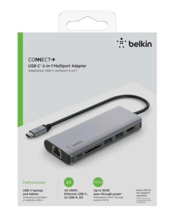 Belkin Connect Usb-   -in-  Multiport Adapter Dockingstation Usb-  Hdmi 1gbe