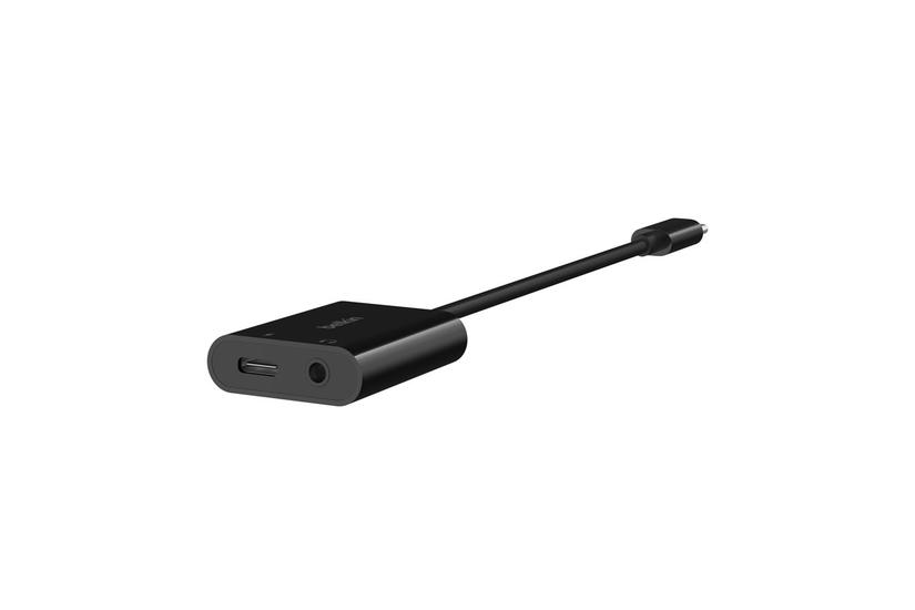 Belkin Rockstar Usb- Til Hovedtelefon-jackstik Opladningsadapter Audio Usb 19 Cm