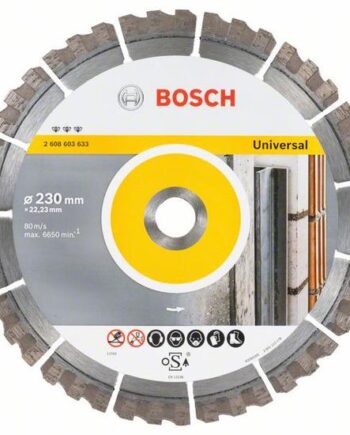 Bosch Best For Universal Diamantskæreskive For Beton  Murerarbejde  Universelle Byggematerialer