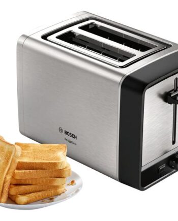 Bosch Designline Tat5p420 Brødrister Rustfrit Stål Sort
