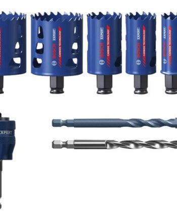 Bosch Expert Tough Material Hulsavssæt For Plastik  Mursten  Blød Flise  Rustfrit Stålark  Træ Med Metal   Stykker