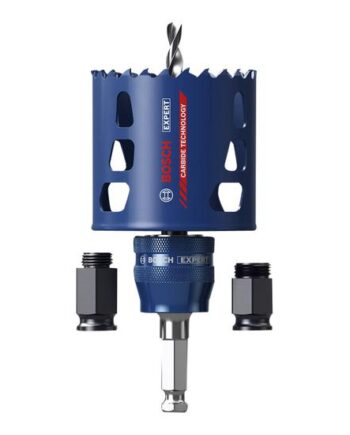 Bosch Expert Tough Material Starter Set Hulsav For Plastik  Mursten  Blød Flise  Rustfrit Stålark  Træ Med Metal