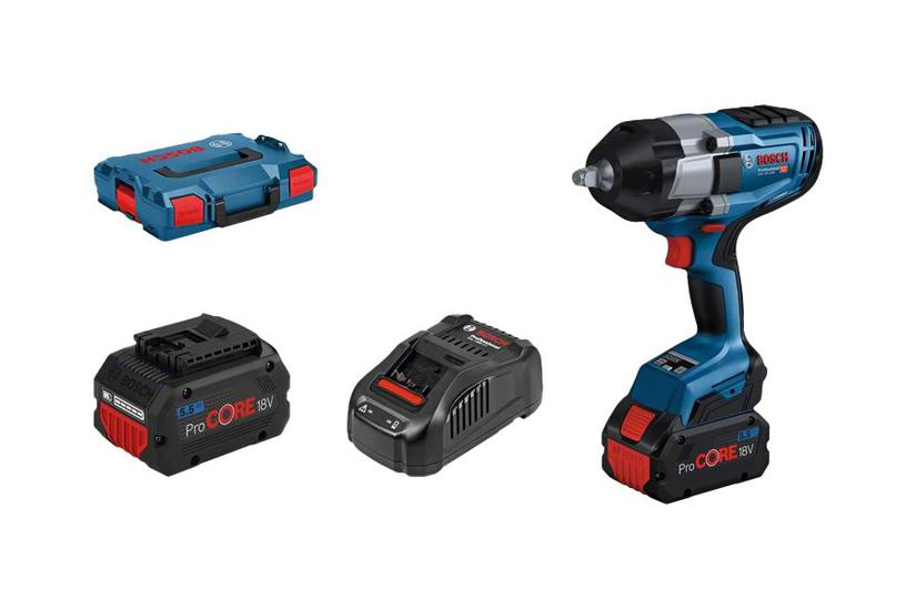 Bosch Gds 18v-1000 Professional Stødnøgle Ledningfri -hastigheders Batterier