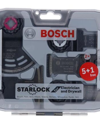 Bosch Klingesæt Til Multiværktøj For Træ  Metal  Aluminium  Gipsvæg  Ikke-jernholdigt Metal  Epoxy  Multimateriale   Stykker