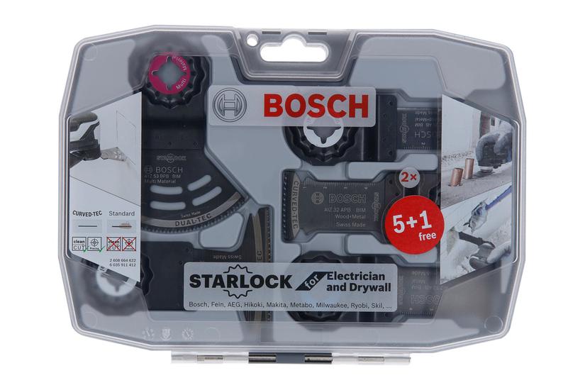 Bosch Klingesæt Til Multiværktøj For Træ Metal Aluminium Gipsvæg Ikke-jernholdigt Metal Epoxy Multimateriale Stykker