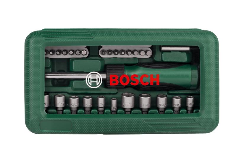 Bosch Skruetrækker Med Bitsæt 46 Stykker