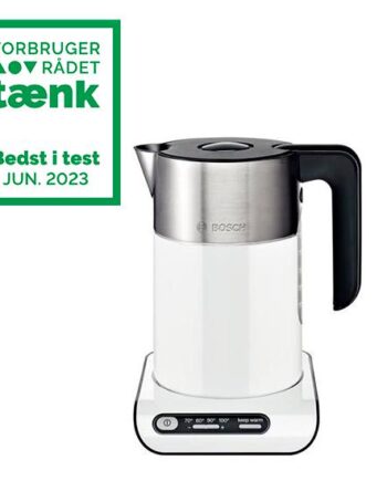 Bosch Styline Twk8611p Kedel Hvid Rustfrit Stål