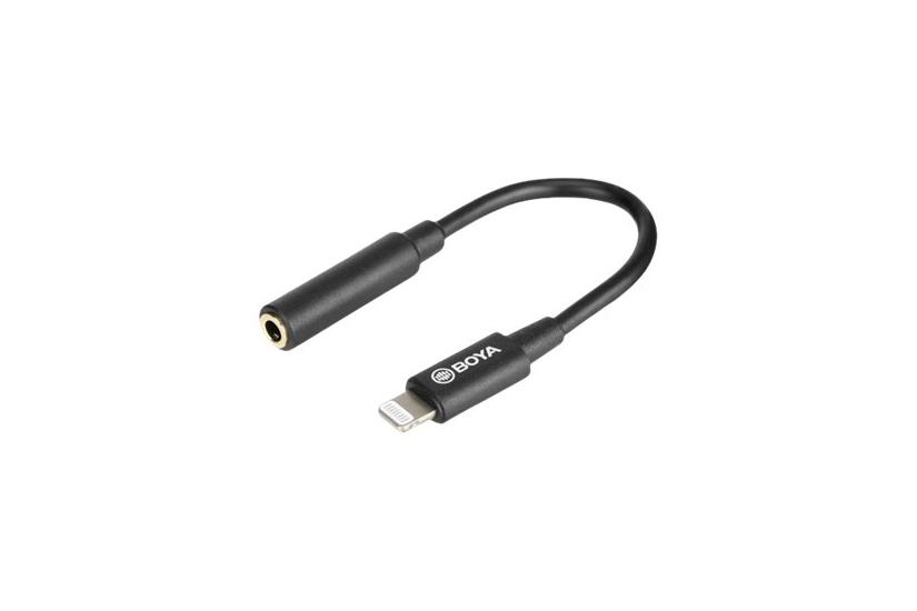 Boya By-k3 Lightning Til Hovedtelefon Jackstikadapter Cm