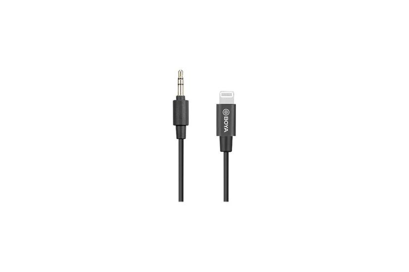 Boya By-k1 Lightning Til Hovedtelefon Jackstikadapter 20 Cm