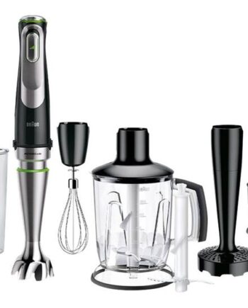 Braun Multiquick   Mq 9147x Stavblender Premium Sort Børstet Rustfrit Stål