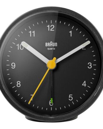Braun Reflex Bc12 Alarmur Rund Kvarts Desktop Sort