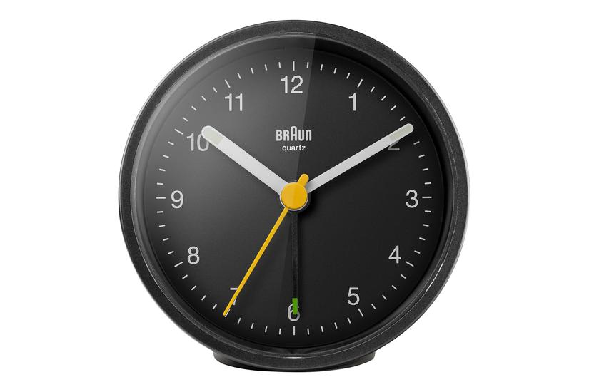 Braun Reflex Bc12 Alarmur Rund Kvarts Desktop Sort