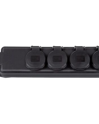 Brennenstuhl Extension Socket Ip44  -way Black 2m H07rn-  3g1   Stikdåse