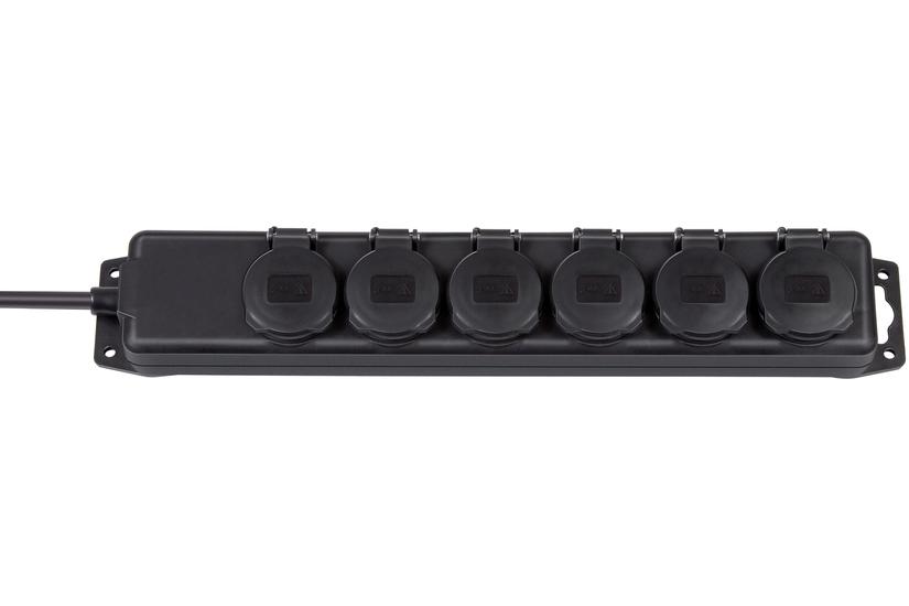 Brennenstuhl Extension Socket Ip44 -way Black 2m H07rn- 3g1 Stikdåse