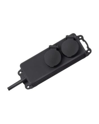 Brennenstuhl Extension Socket Ip44  -way Black 2m H07rn-  3g1   Stikdåse