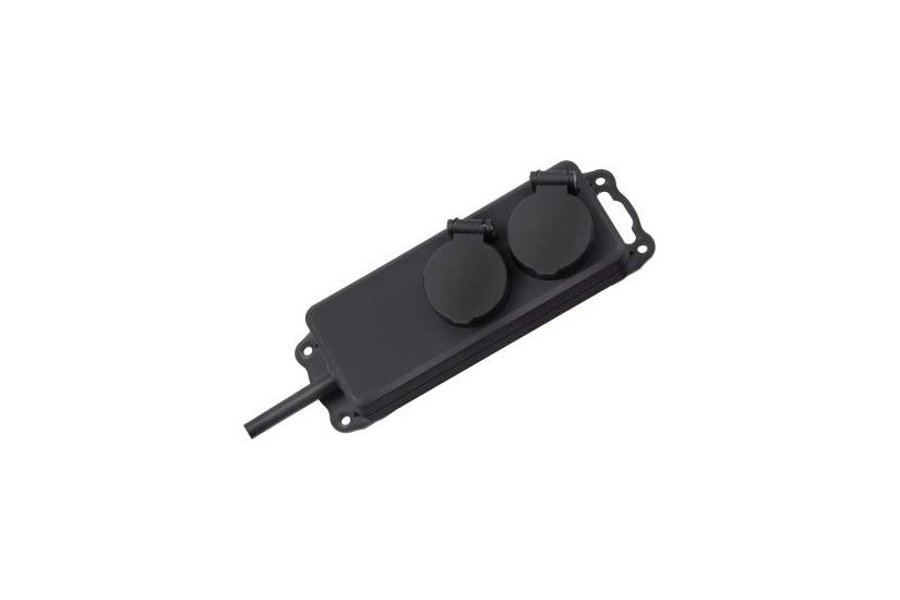 Brennenstuhl Extension Socket Ip44 -way Black 2m H07rn- 3g1 Stikdåse
