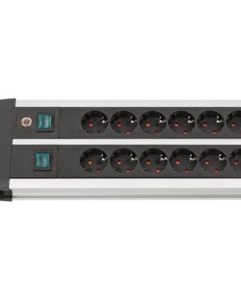 Brennenstuhl Premium-alu-line Technics Stikdåse
