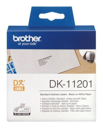 Brother Dk-11201 Adresseetiketter 400 Etikette    29   90 Mm