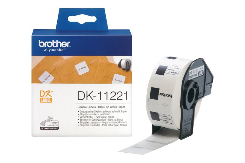 Brother Dk-11221 Etiketter 1000 Etikette 23 23 Mm