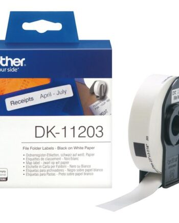 Brother Dk-11203 Etiketter Til Filmapper 300 Etikette    17   87 Mm