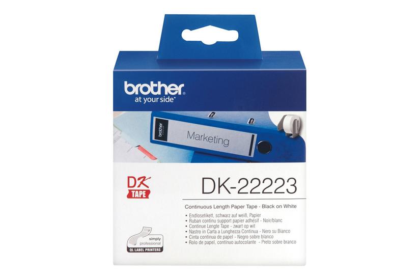 Brother Dk-22223 Fortløbende Mærkater Rulle Rulle Cm 30