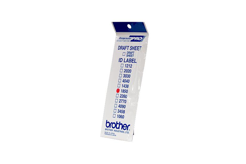 Brother Id1850 Stempel Id-mærkater 12 Etikette 18 50 Mm