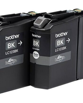 Brother Lc123bk   Pakker Højtydende Sort Original Blækpatron